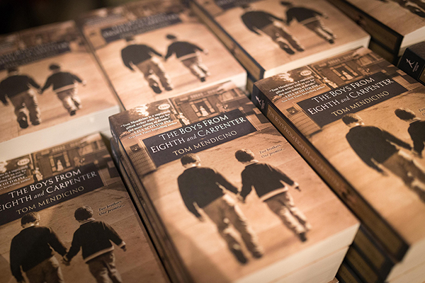 stack of the boys from eighth and carpenter books